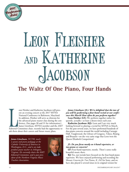 Leon Fleisher and Katherine Jacobson the Waltz of One Piano, Four Hands