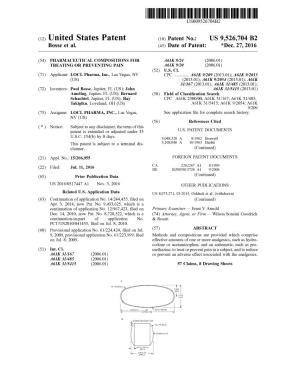 (12) United States Patent (10) Patent No.: US 9,526,704 B2 Bosse Et Al