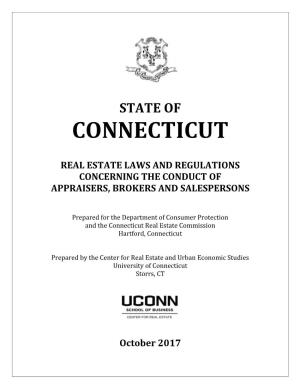 Real Estate Laws and Regulations Concerning the Conduct of Appraisers, Brokers and Salespersons