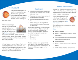 Retinal Detachment