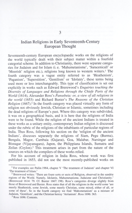 Mapping Hinduism: "Hinduism" and the Study of Indian Religions, 1600-1776