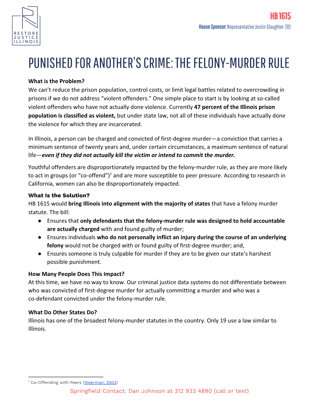 The Felony-Murder Rule