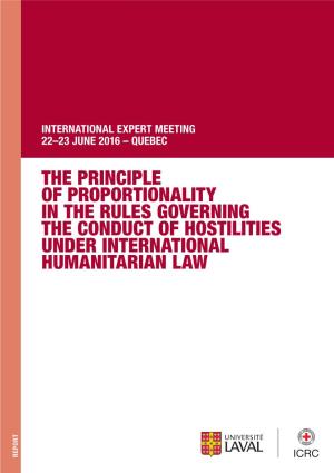 The Rules Governing the Conduct of Hostilities Under International Humanitarian