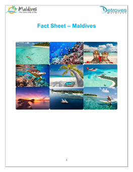 Fact Sheet – Maldives