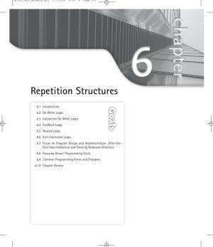 Repetition Structures