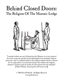 Behind Closed Doors: the Religion of the Masonic Lodge