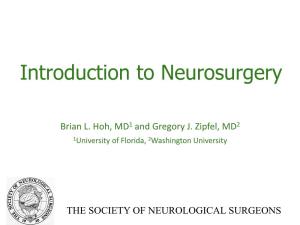 Introduction to Neurosurgery