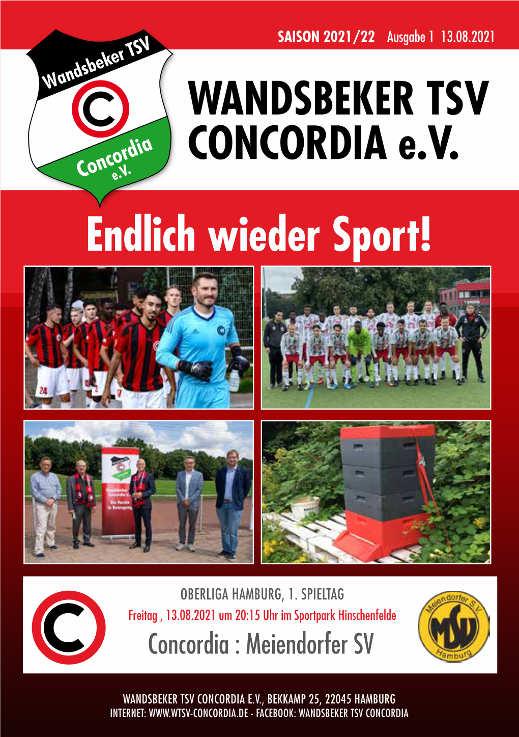 Vereinsnachrichten Des TSV CONCORDIA E.V