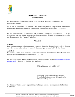 CDG FPT Des Hautes-Pyrénées