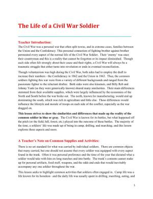 The Life of a Civil War Soldier