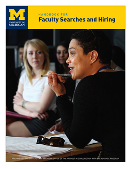 HANDBOOK for Faculty Searches and Hiring