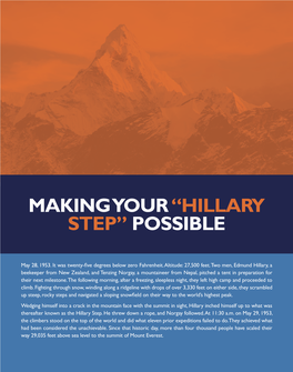 Hillary Step” Possible