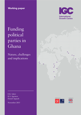 Funding Political Parties in Ghana