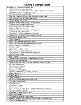 Training Example Sheet.Xlsx