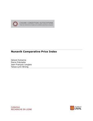 Nunavik Comparative Price Index