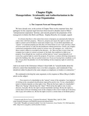 10. Chapter 8--Managerialism, Irrationality and Authoritarianism.Wps
