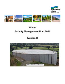 Water Activity Management Plan 2021