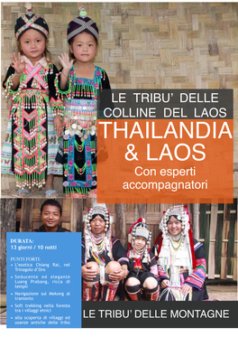 Tour Le Tribu Del Laos 21 Jan.18