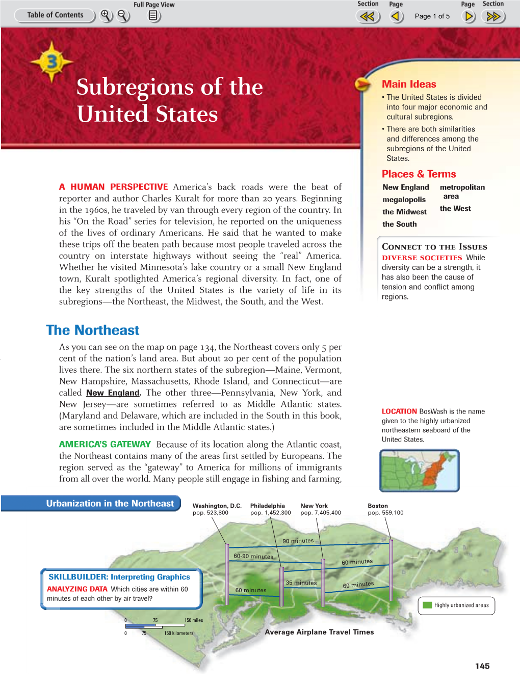 Subregions of the United States