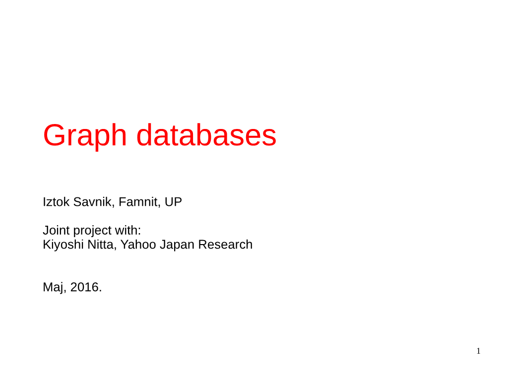 Graph Databases