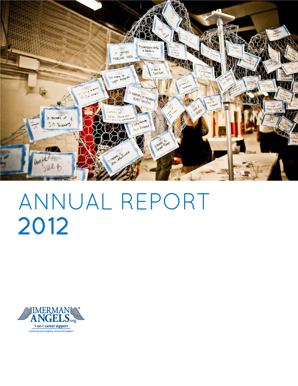 Annual Report 2012 Letter from Jonny