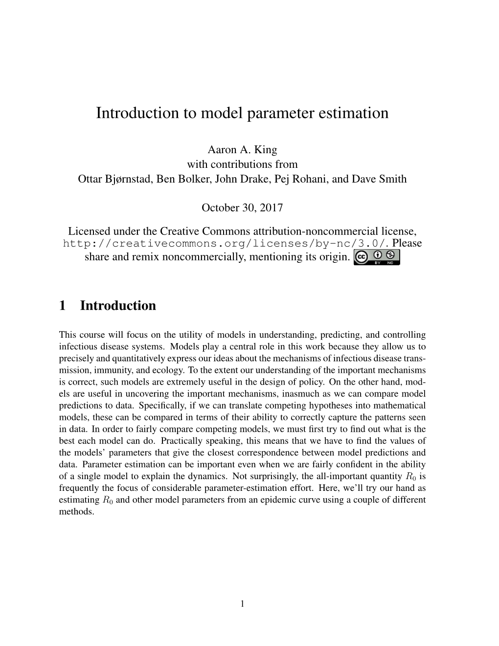 Parameter Estimation Lesson