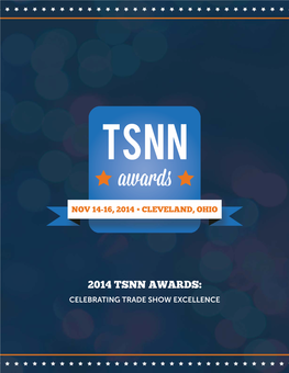 2014 Tsnn Awards: Celebrating Trade Show Excellence