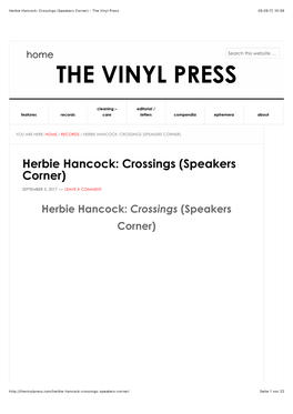 The Vinyl Press 05.09.17, 10�39