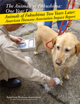 The Animals of Fukushima