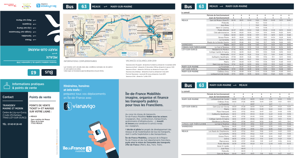 Bus 63 MEAUX MARY-SUR-MARNE Bus 63 MEAUX MARY-SUR-MARNE