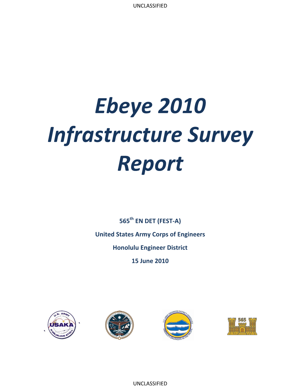 Ebeye 2010 Infrastructure Survey Report