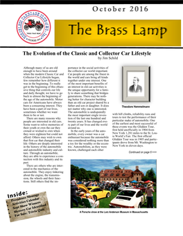 The Brass Lamp the Brass Lamp