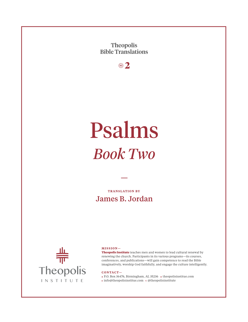 Psalms Book Two