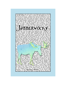 2014 Edition of Jabberwocky (PDF)