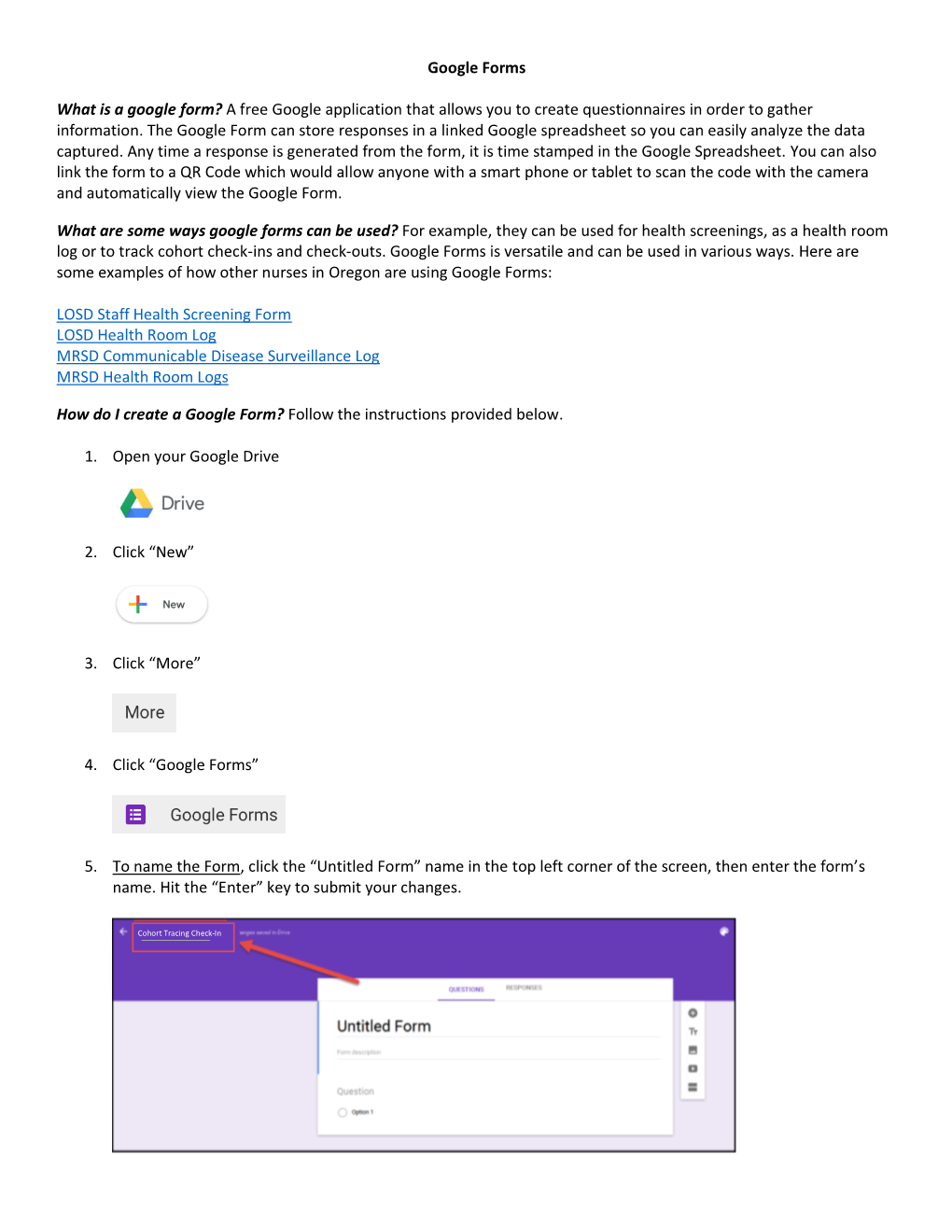 Google Forms What Is a Google Form? a Free Google Application That