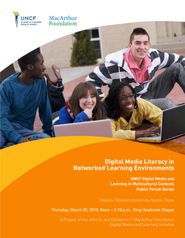 Digital Media Literacy in Networked Learning Environments