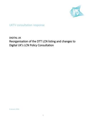 UKTV Consultation Response