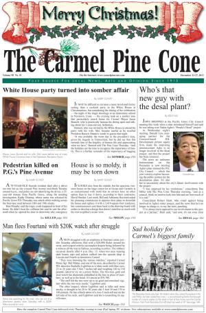 Carmel Pine Cone, December 21, 2012 (Main News)