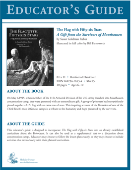 The Flag with Fifty-Six Stars a Gift from the Survivors of Mauthausen by Susan Goldman Rubin Illustrated in Full Color by Bill Farnsworth