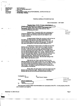9/11 Law File# Date Dictated Enforcement 265D-NY-280350-302 Pnvacy Owm^^ I by ASAC| F