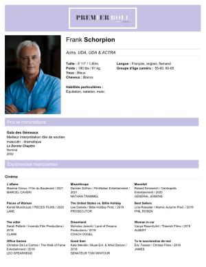 Frank Schorpion