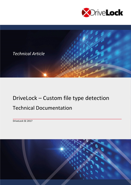 Custom File Type Detection Technical Documentation