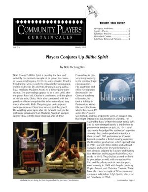 Players Conjures up Blithe Spirit