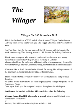 Villager 265 December 2017