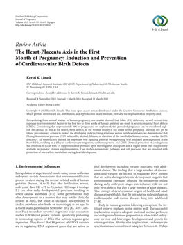 Induction and Prevention of Cardiovascular Birth Defects