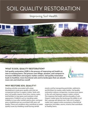 Soil Quality Restoration Brochure