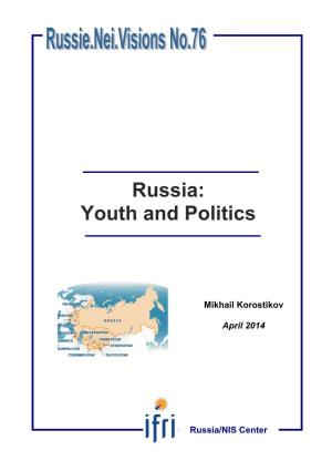 Russia: Youth and Politics