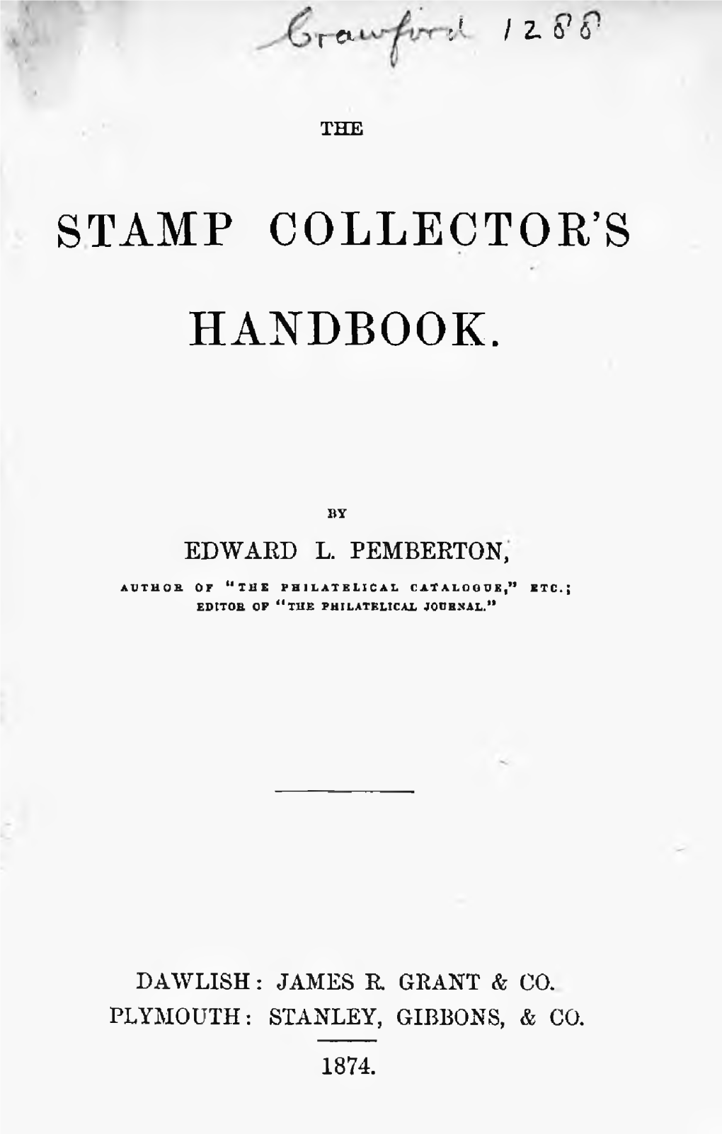 Stamp Collector's Handbook