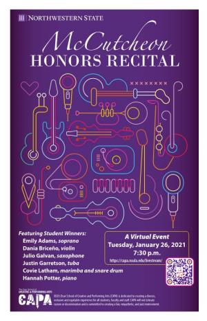 Honors Recital