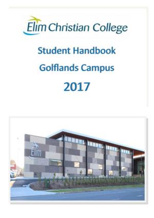 Student Handbook Golflands Campus 2017